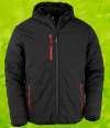 RS240 R240X Result Recycled Compass Padded Winter Jacket Black / Red colour image